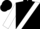 Black, white sash and sleeves