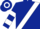dark blue, white sash, hooped sleeves, white cap, dark blue hoop