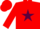 Red, maroon star