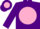 Purple, 'b' on pink ball