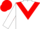 White, Red Chevron, Red armlets On White Sleeves, Red Cap