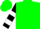 Green, black 'ste', two white hoops on sleeves, green cap