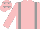Pink, Grey braces and stars on cap