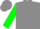 Gray, green emblem, psgd, green slvs