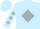 Light Blue, Silver Diamond Frame, Silver Diamonds On Sleeves