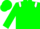 Green, white epaulets