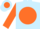 Light blue, 'sfg' on orange ball, black band on blue and orange sleeves