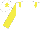 White body, yellow epaulettes, yellow arms, white cap, yellow star