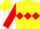 Yellow, red triple diamond and sleeves