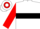 White, red trimed black belt , red 'br, red horse,  sassafras sleeves