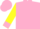 Pink, yellow stars, pink stars and cuffs on yellow sleeves