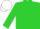 Lime Green, White cap