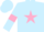 Light blue, pink star and armlets