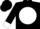Black, 'db' on white ball, white cuffs