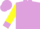 Plum, yellow 'f' under yellow horseshoe, plum cuffs on yellow sleeves