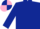 Dark blue, pink & white quartered cap