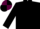 Black and white triangular quarters, maroon and black triangular quartered sleeves