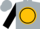 Silver, Gold Ball, Black Circle On Sleeves, Silver Cap
