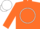 Orange, white circle 'tl' emblem on back, matching cap