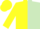 Yellow with light green halved, yellow cap