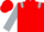 Red, silver spade, red 'r/m' silver epaulets, silver spades on sleeves