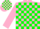 Pink and green blocks, pink slvs