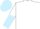 White, light blue circled 'h', white and light blue halved sleeves, light blue cap