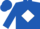 Royal blue, white diamond with cle, royal blue slvs