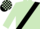 Light green, black sash, check cap