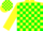 Yellow, green blocks, yellow slvs
