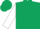 Dark green, white 'lv', white sleeves