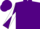 Purple, white 'e r' in white tree emblem, purple & white diagonal quartered sleeves
