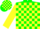 Green and yellow blocks, yellow sleeves,