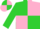 Lime and pink quarters