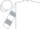 White,silver knight  chess piece, silver bars on sleeves