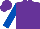 Purple, Royal Blue sleeves