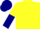 Yellow, Navy Blue Shield, Yellow & Navy Blue halved Sleeves, Navy Blue Cap