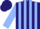 Oxford blue and cambridge blue stripes, cambridge blue sleeves, oxford blue cap