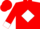 Red and white checks, red emblem on white diamond, white cuffs on red sleeves
