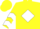Yellow, yellow 'b' on white diamond, white chevrons on sleeves