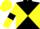 black body, yellow diabolo, yellow arms, black armlets, yellow cap