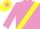 Mauve, yellow sash, yellow cap, mauve star