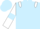 light blue, white epaulets, white sleeves, light blue armlets and cap