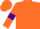 orange, orange sleeves, purple armlets,