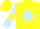YELLOW, LIGHT BLUE diamond, LIGHT BLUE sleeves, YELLOW armlets