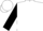White, black 'im', white chevrons on black sleeves, white cap