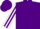Purple, white 's', purple diamond stripe on sleeves, purple cap