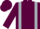 Maroon, silver ''jk'' in silver braces, maroon cap