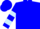 Blue, light blue ''tl'', light blue hoops on sleeves, blue cap