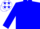 Blue and white, red and blue stars,